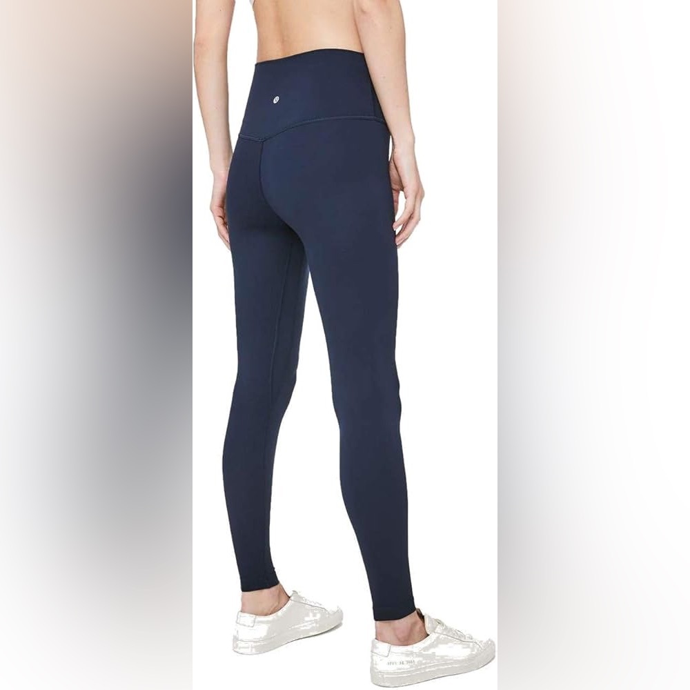 lulu blue leggings - above ankle